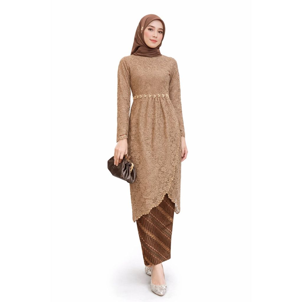 SALE SET KEBAYA AMORA KEBAYA BRUKAT MUTIARA WISUDA KEBAYA MODERN