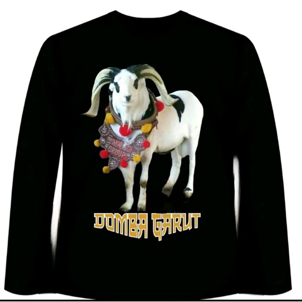 Kaos Domba Garut Lengan Panjang  Kaos Distro Viral Ternyaman Kaos Unisex Viral