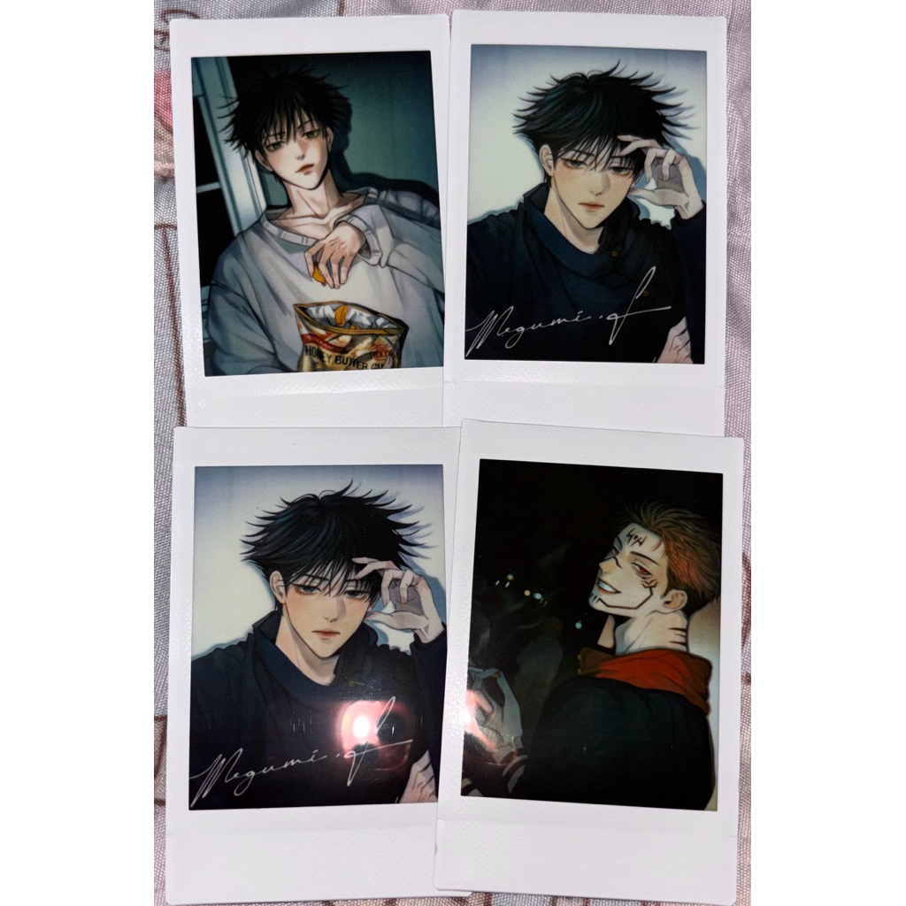 READY STOCK kertas ganteng anime polaroid photocard by sinranpo pola sinran jujutsu kaisen jjk take 