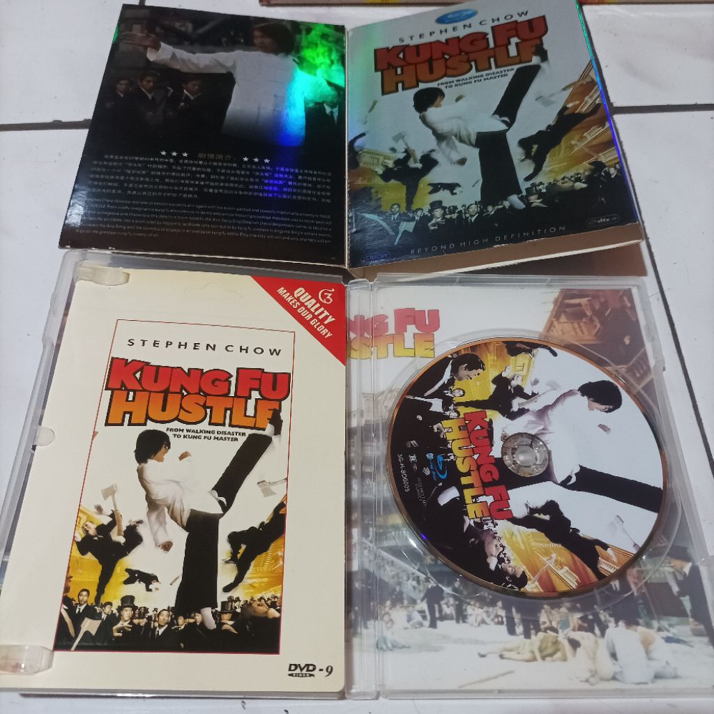Original DVD Blu-ray Disc Film Kung Fu Hustle Stephen Chow Movie