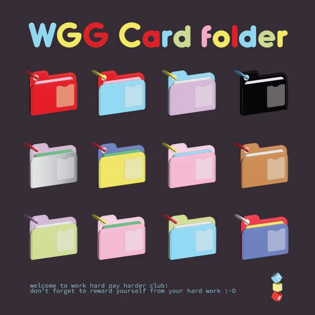 WGG CRAFT STUDIO ORIGINAL CARD WALLET CARD HOLDER KPOP CARD FOLDER