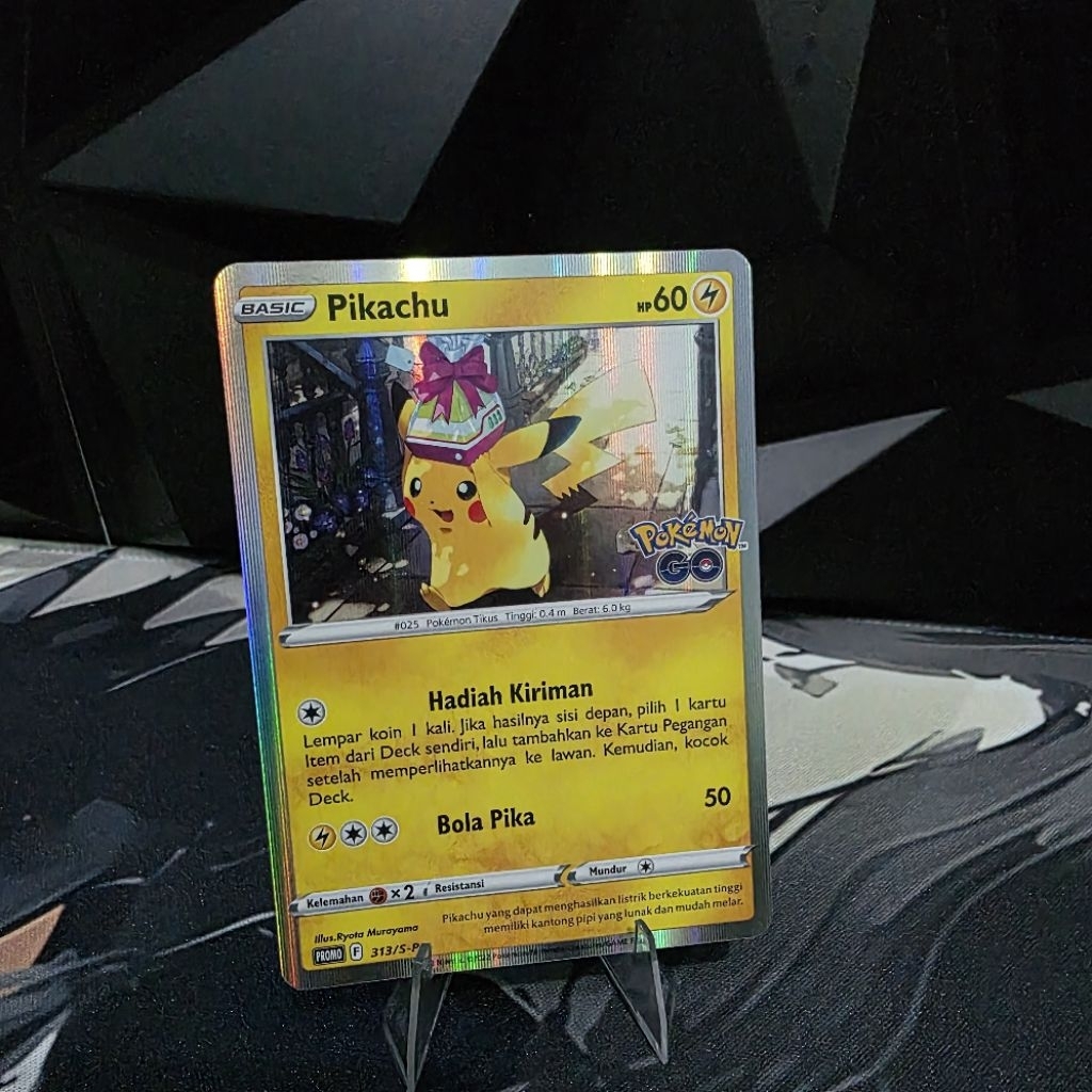 TCG Pokemon Pikachu Holo Foil Promo Pokemon Go ID