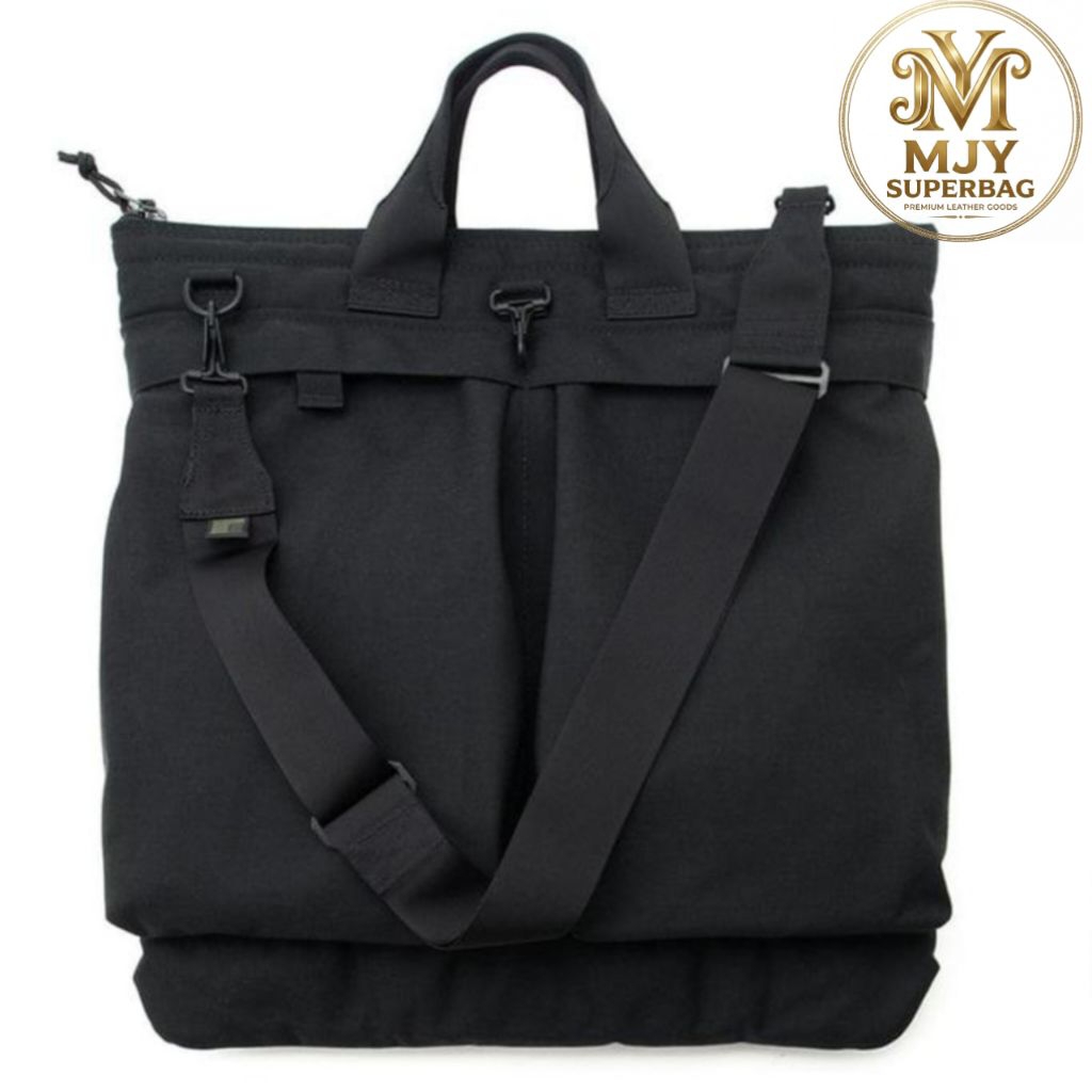Tas pilot warna hitam tas helm pilot handbag tactical backpack hitam