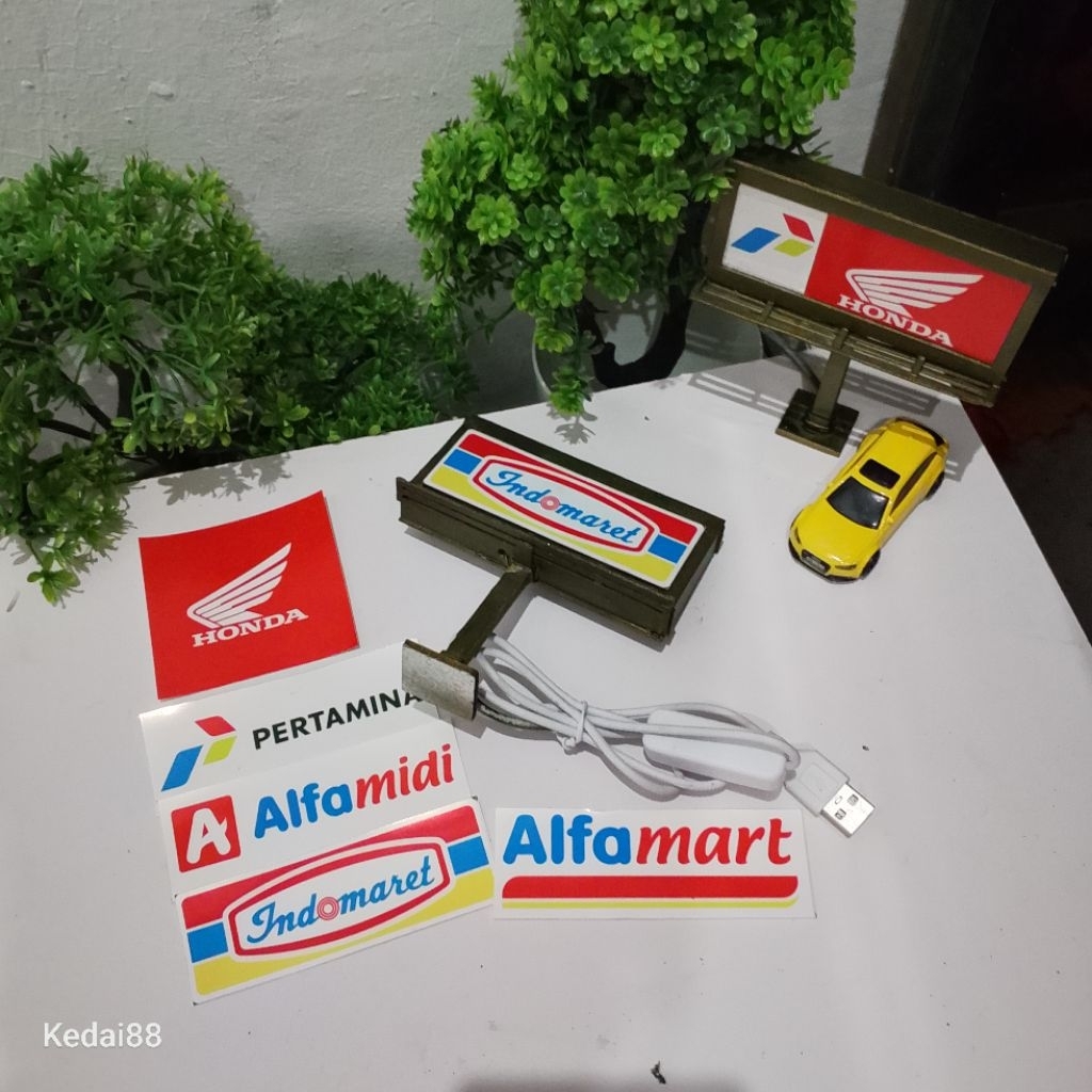 Miniatur billboard | papan reklame led