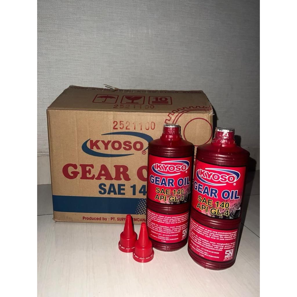 OLI GEAR KYOSO / OLI GARDAN / PERSENELING / TRANSMISI GL - 4 SAE 90 dan SAE 140 1 liter
