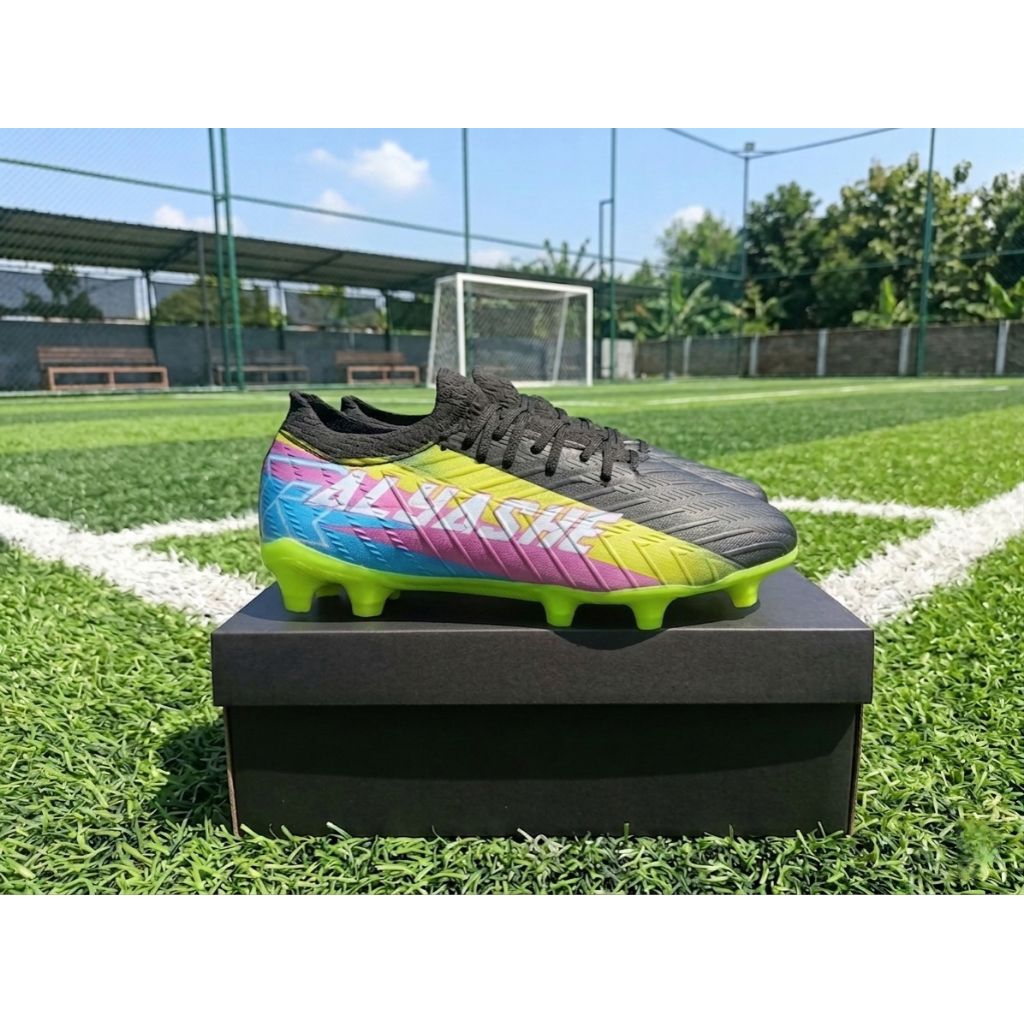 achillez RAVAGER sepatu bola dan minisoccer nyaman ringan dan bisa custom nama+nomor di upper sepatu