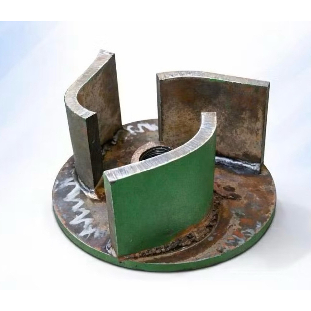 Impeler wayer daun kipas pompa sedot pasir 4 in, wayer pompa 4 in