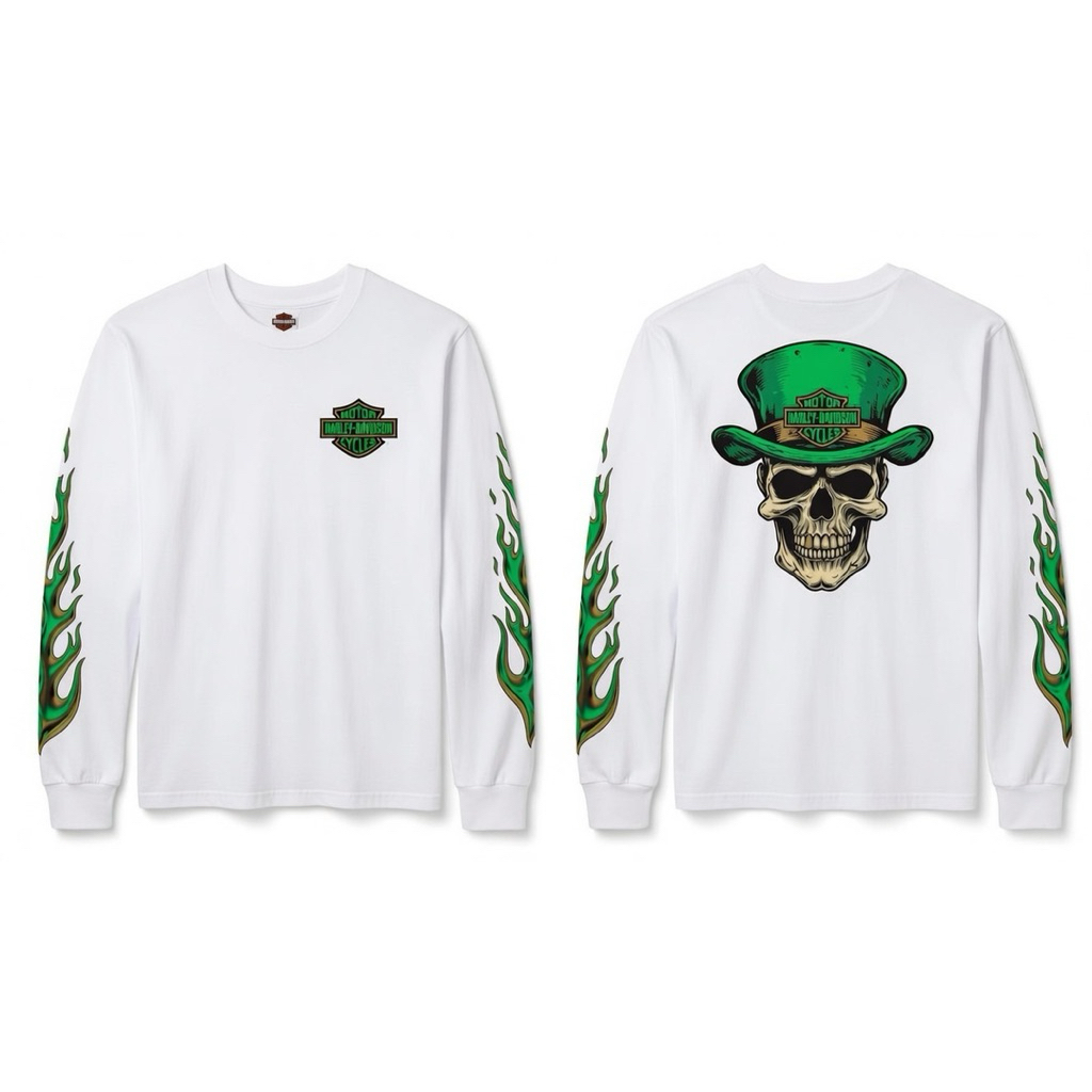 LONG SLEEVE T-SHIRT HARLEY DAVIDSON / KAOS TANGAN PANJANG HARLEY DAVIDSON