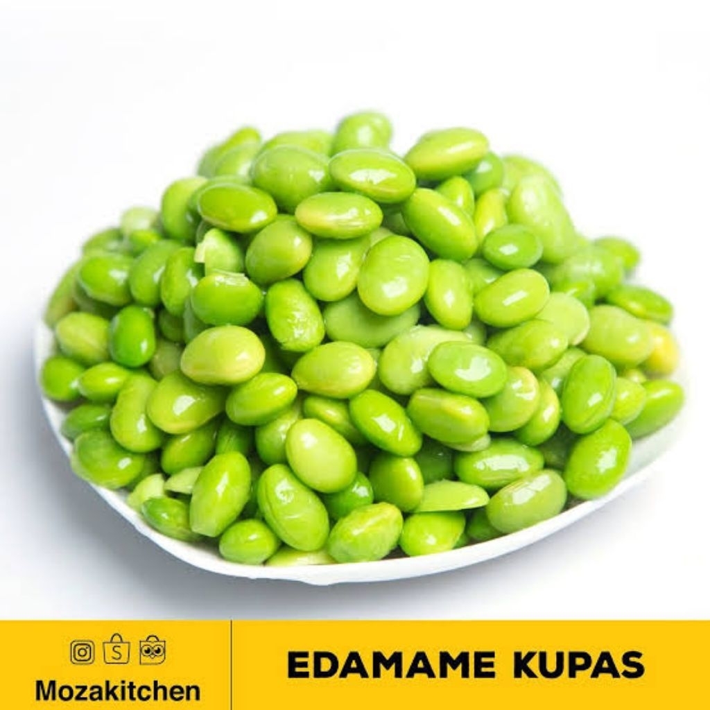 Mukimame Edamame Kupas Frozen 1kg Import Edamame Kupas Mukimame