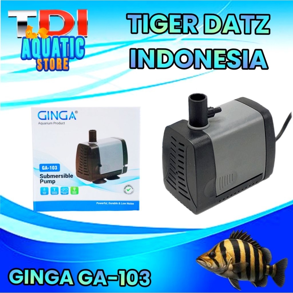 POMPA AQUARIUM KOLAM IKAN GINGA GA 103 WATER PUMP LOW WATT