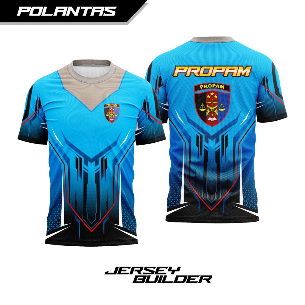 Kaos Jersey PROPAM Full printing / Kaos POLISI PROPAM / jersey polisi / JERSEY PROPAM / Kaos baju da