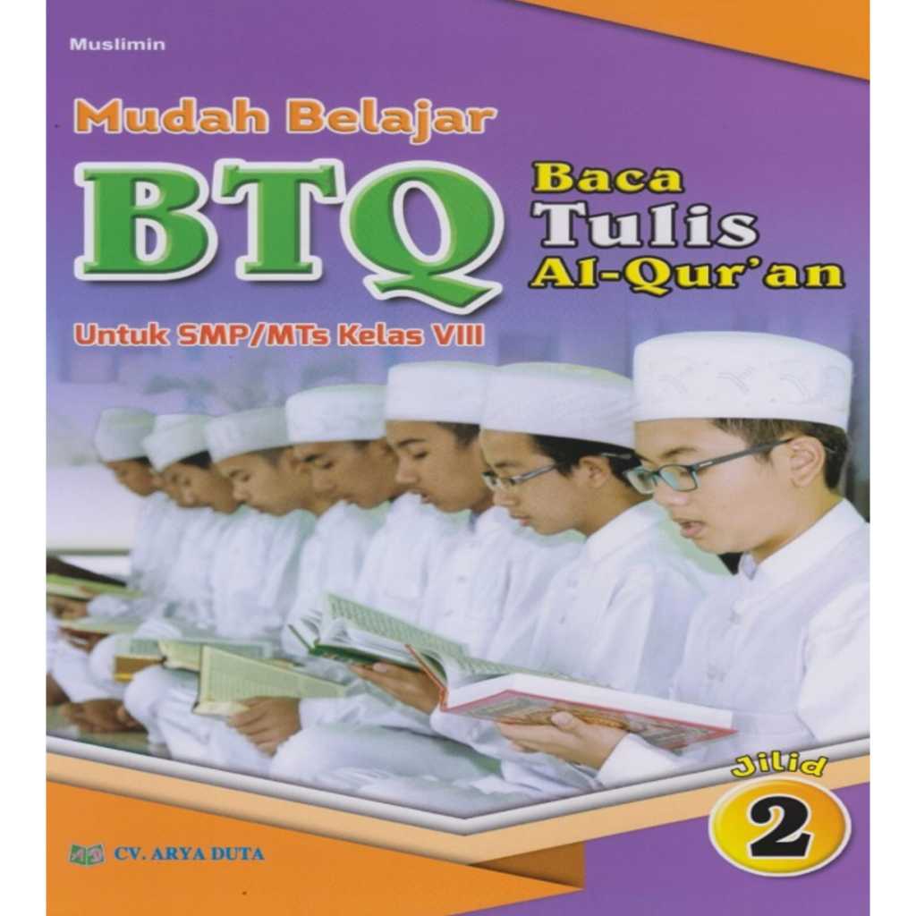 Menjual ORI buku teks BTQ kelas 8 SMP/mts penerbit Arya duta