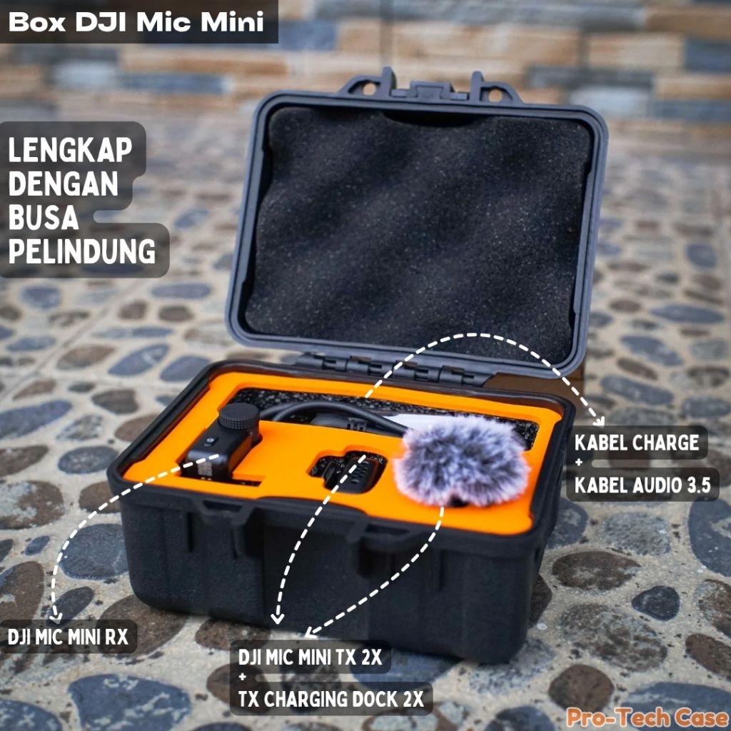 Case DJI Mic Mini Hardcase DJI Mic Mini TX RX Box DJI Mic Mini