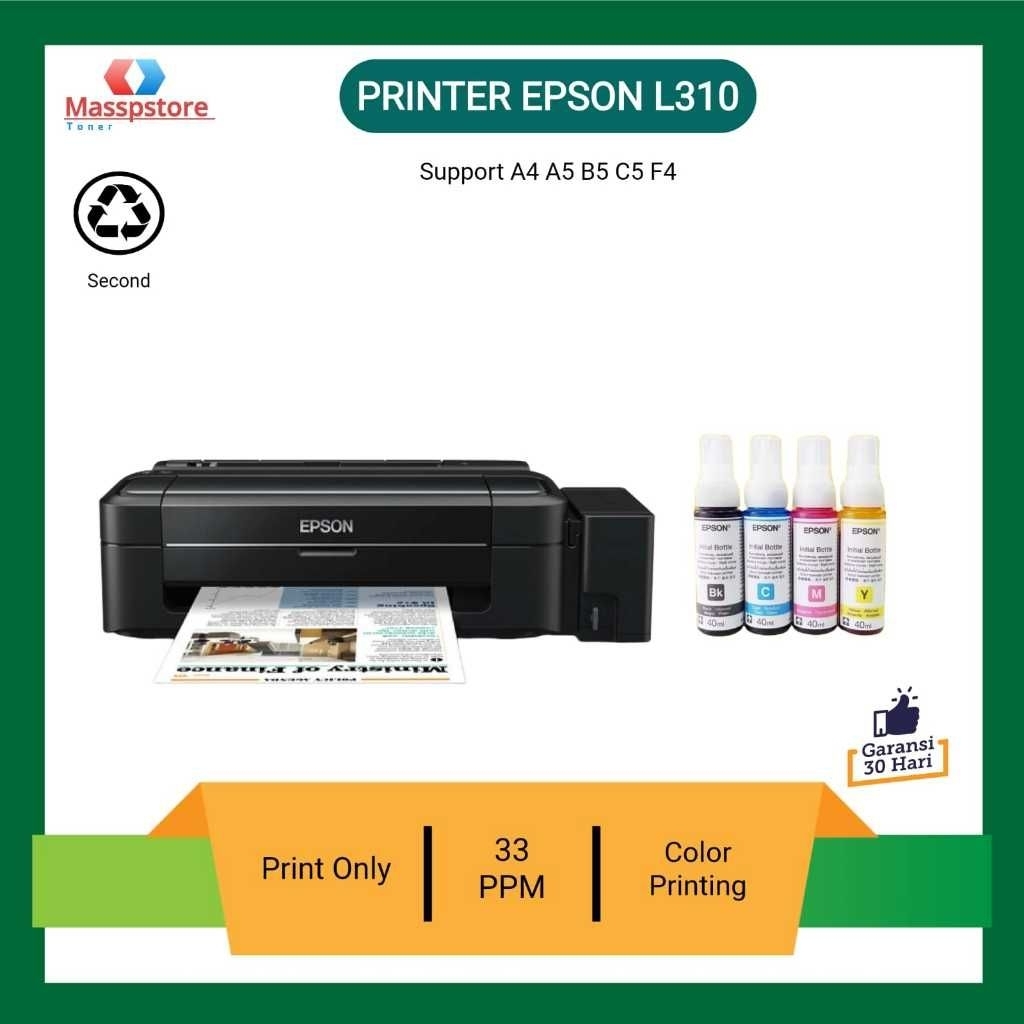 Epson L310 second siap pakai