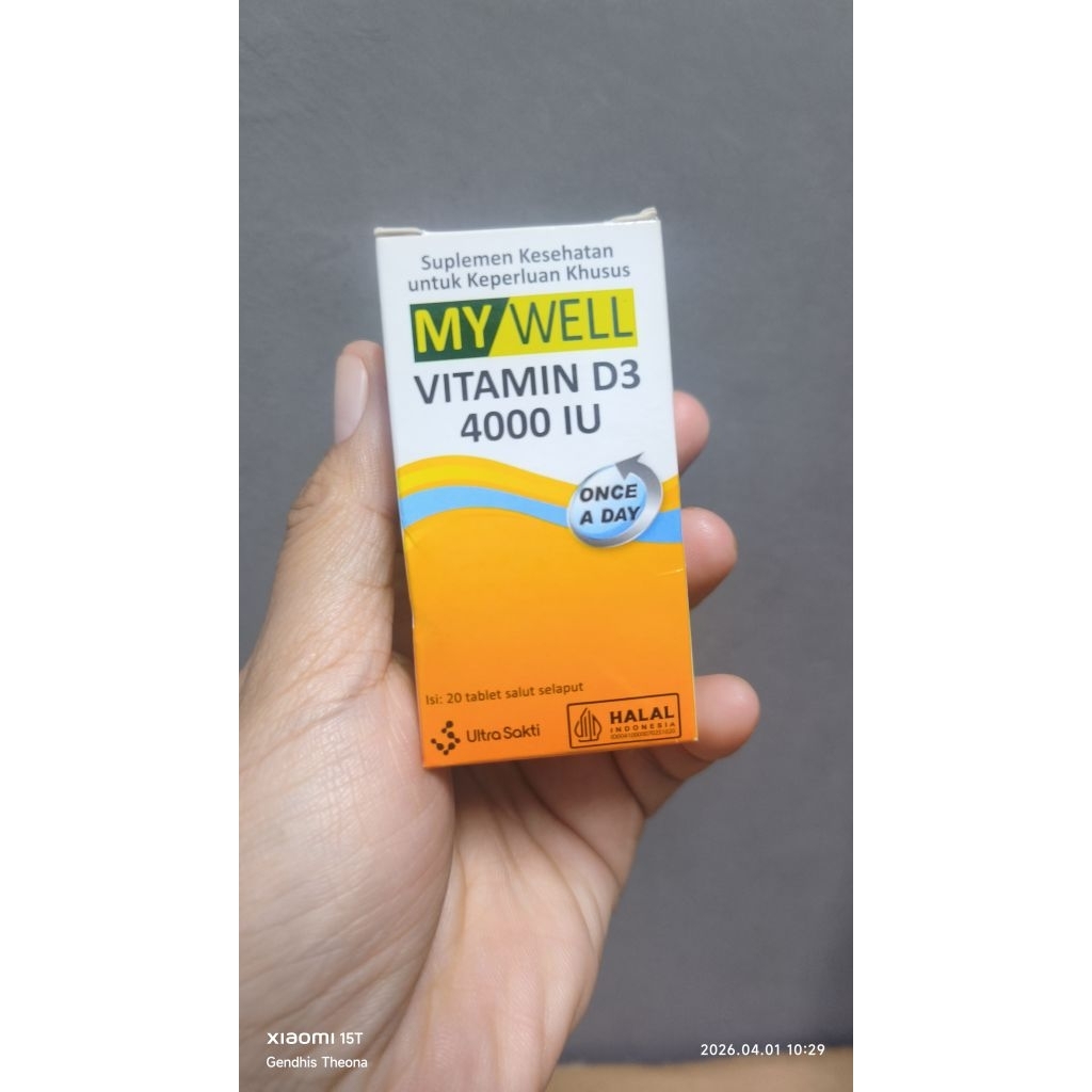 My Well Vitamin D3 4000IU