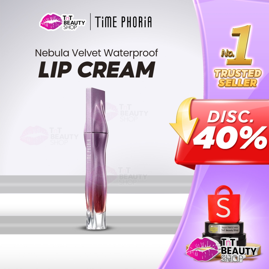 TIMEPHORIA Nebula Velvet Lip Cream Waterproof Lipstik Longlasting Time Phoria | TnT Beauty Shop