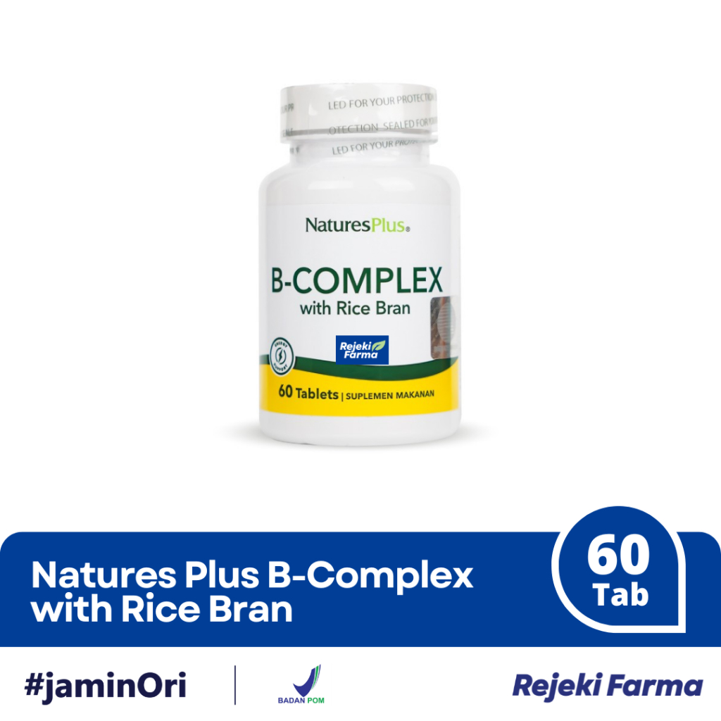 [ BPOM ] Natures Plus B - Complex 60 Tablet - Nature's / Nature Plus