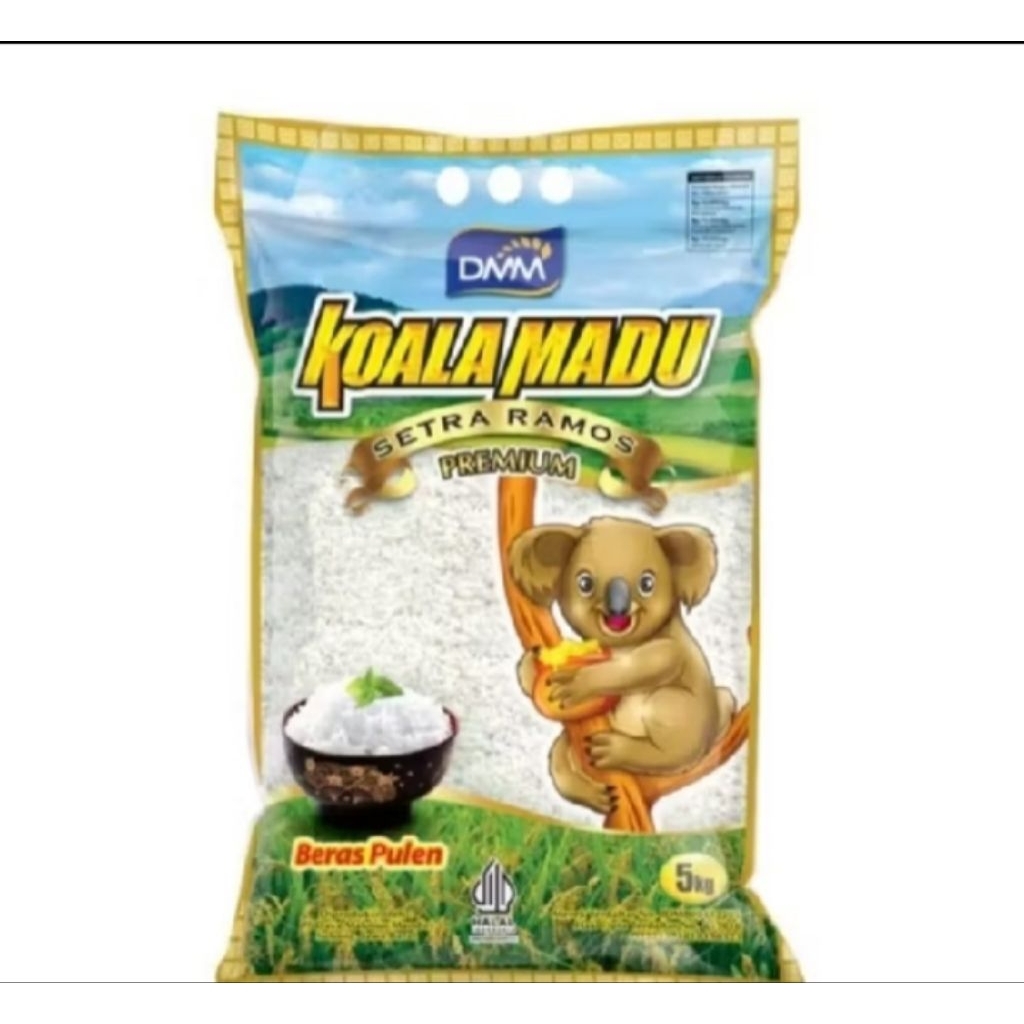 Beras Koala Madu 5KG Premium Pilihan Padi Terbaik