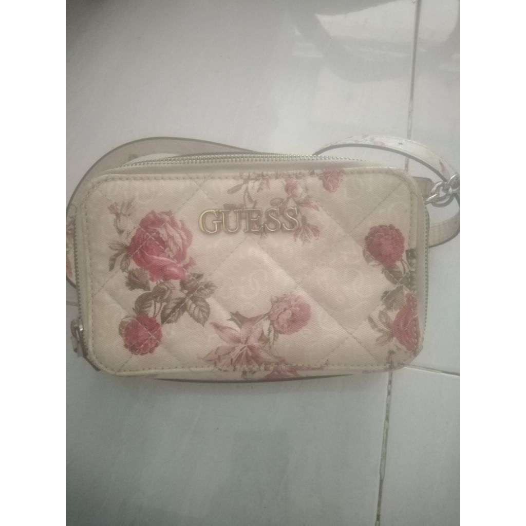 Preloved guess wilona sling bag original