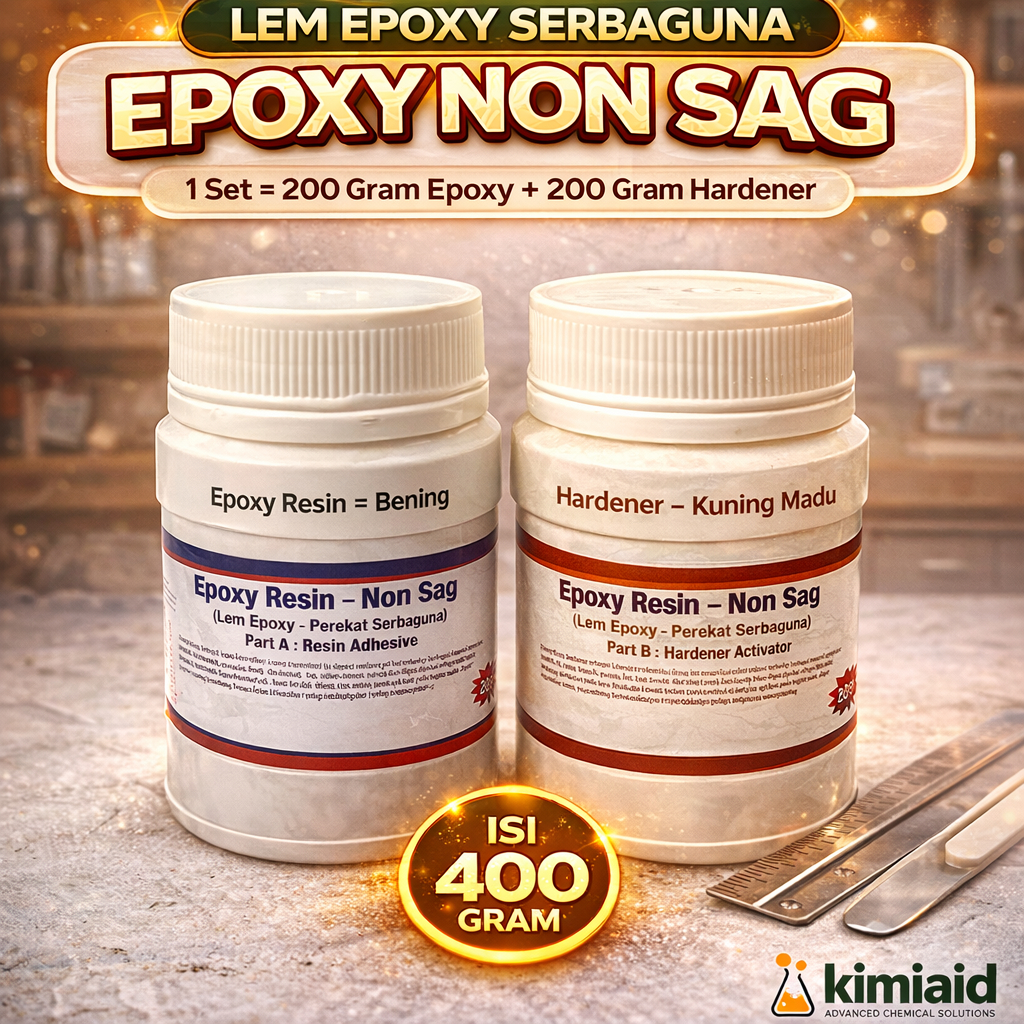 Epoxy Resin Non Sag 400 Gram - Lem Epoxy Resin - Lem Material - Lem Epoxy Resin - Lem Bangunan