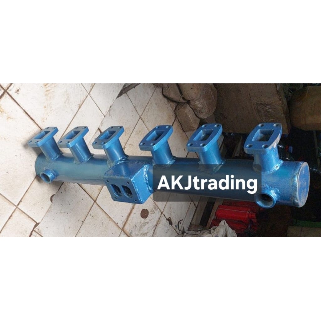 exhaust manifold 6d40 turbo marine knalpot 6d40t exhaust marine manipol 6d40turbo knalpot marine kap