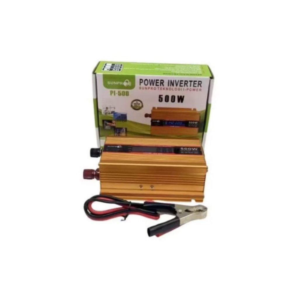 Power Inverter 500W Sunpro PI-500 Inverter 500 Watt digital