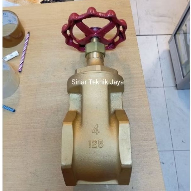 gate valve kitz 4" kuningan kran putar 4" kitz