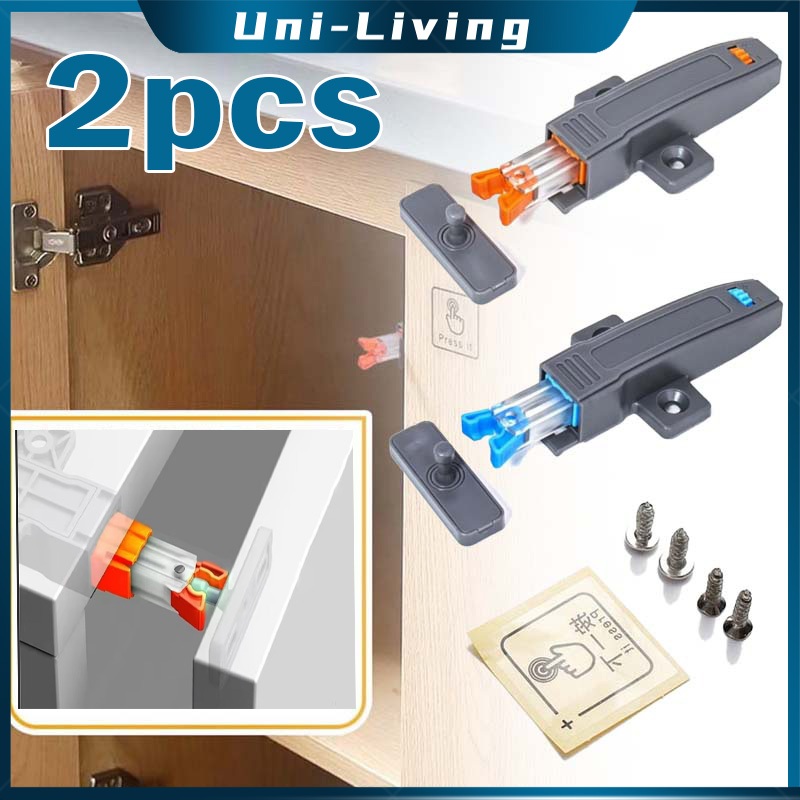 2pcs Push To Open Pintu Lemari Otomatis Push Open Magnet Pintu Dorong Pengunci Otomatis Push Open Pi