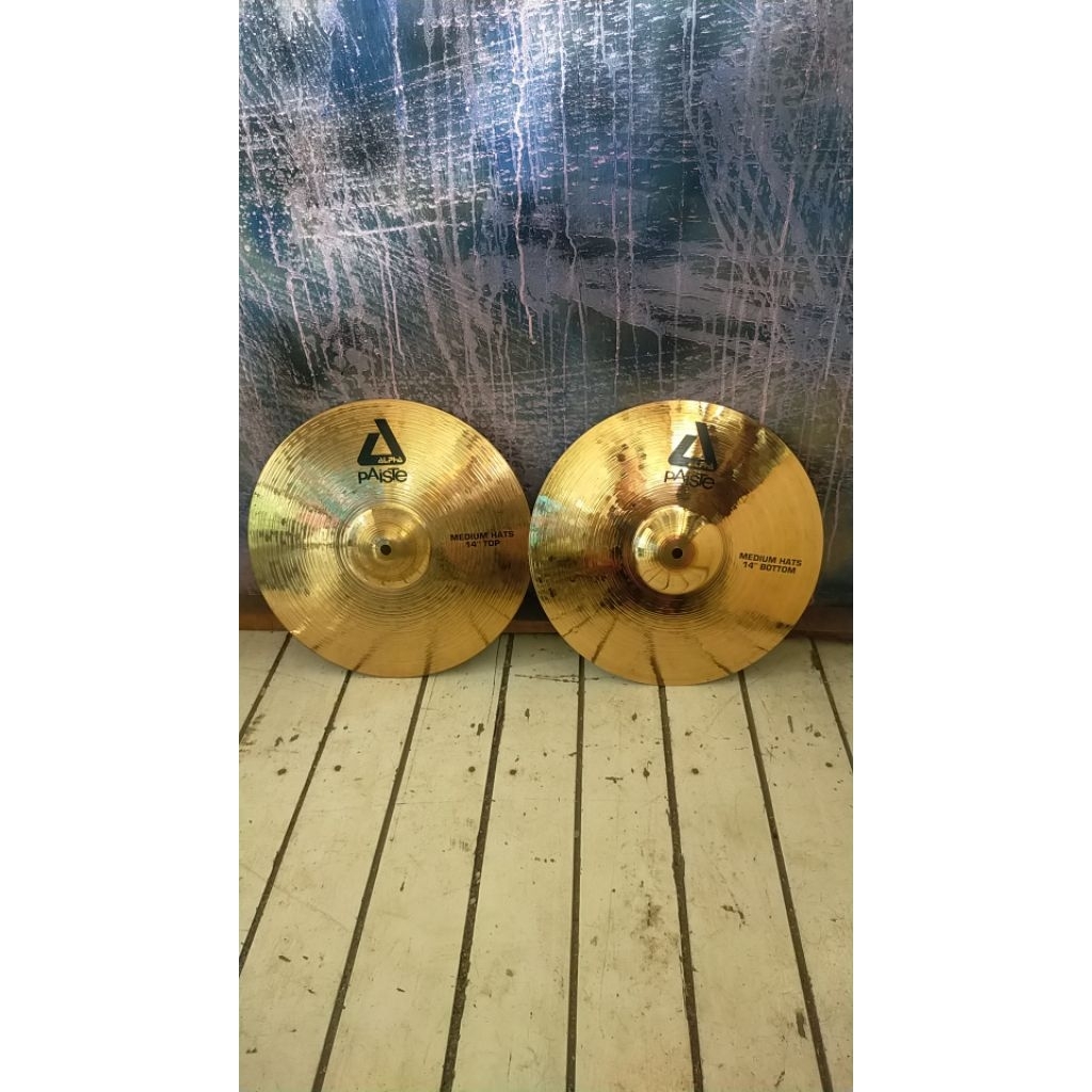 cymbal drum hihat paiste alpha 14 inch bekas