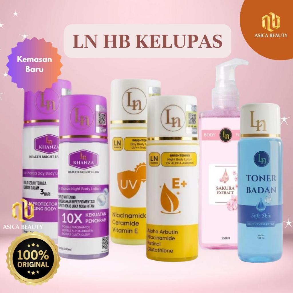 KH| LN Lotion Kelupas| HB Kelupas| Paket Siang Malam| HB Dosting BPOM