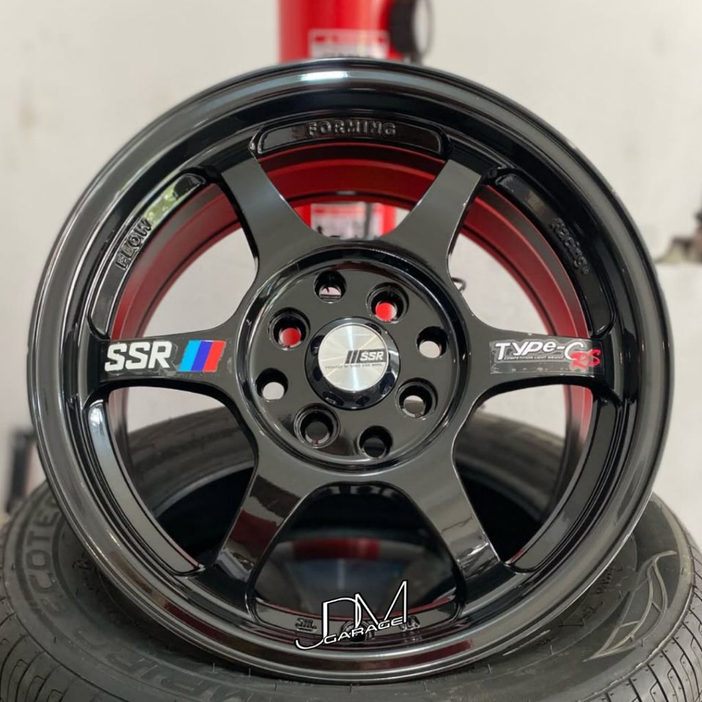 velg ssr type c ring 15 pcd 4x100 - 4x114,3 lebar 6,5 velg racing r15 velg mobil Avanza Xenia Livina
