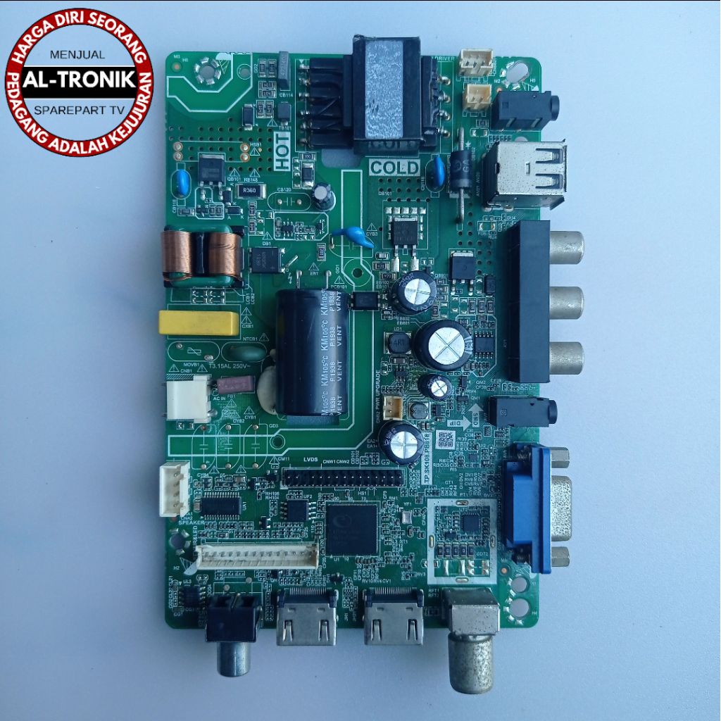 MAINBOARD TV LED ICHIKO 32 INCH MODEL S3258 MODUL MB MAIN BOARD S 3258 V2