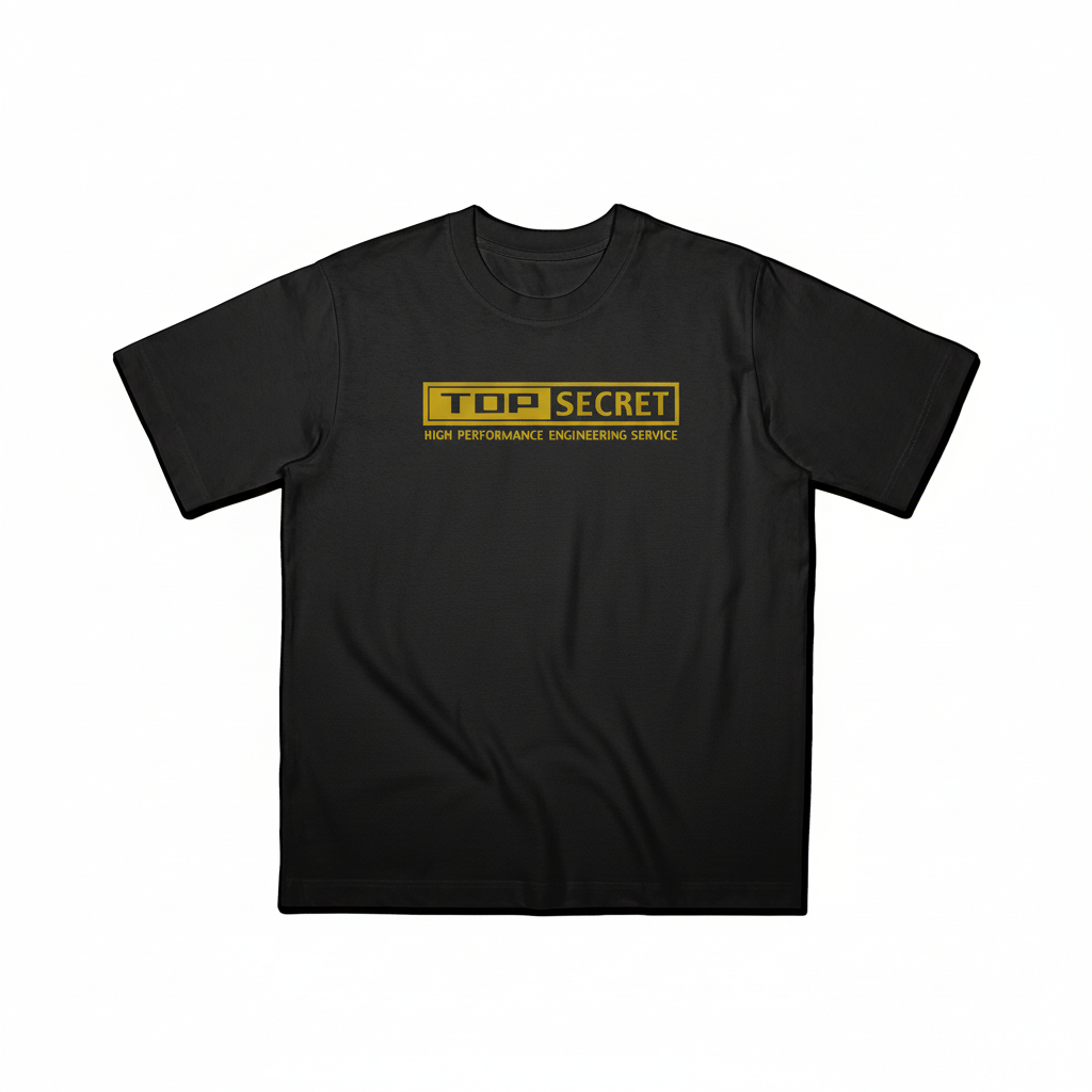 Kaos Santai | Kaos Simpel | Kaos Basic | Kaos Fit | TOP SECRET RACING - MILLENIALS