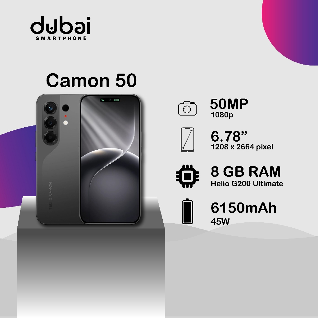 Tecno camon 50 8/256gb 8/128GB-8/256GB-12/256GB Garansi Resmi