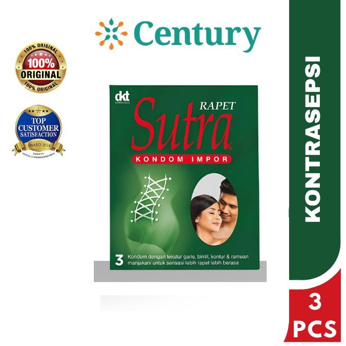 SUTRA RAPET KONDOM ISI 3 PCS / CONDOM / KONTRASEPSI
