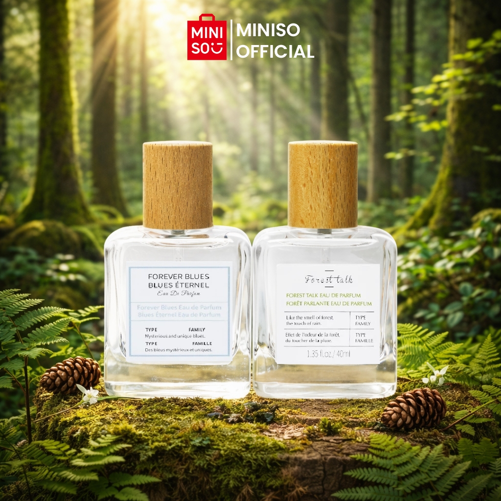 Miniso Parfum Pria Forest Talk Eau de Parfum Men's Fragrance EDP Aroma Yang Kuat 40ml