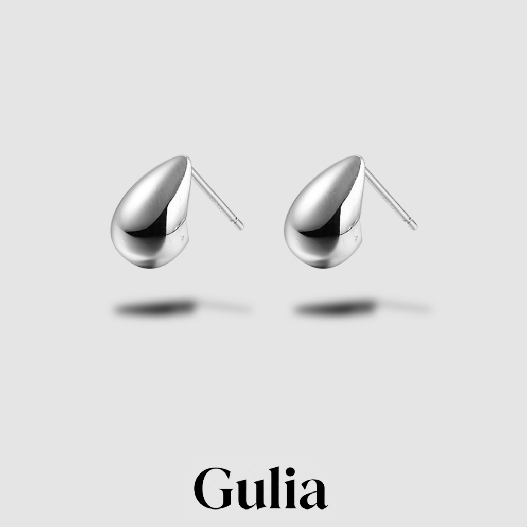 Gulia Anting Tindik 925 Tetesan Air - Model Terbaru, Desain Eksklusif & Mewah untuk Wanita
