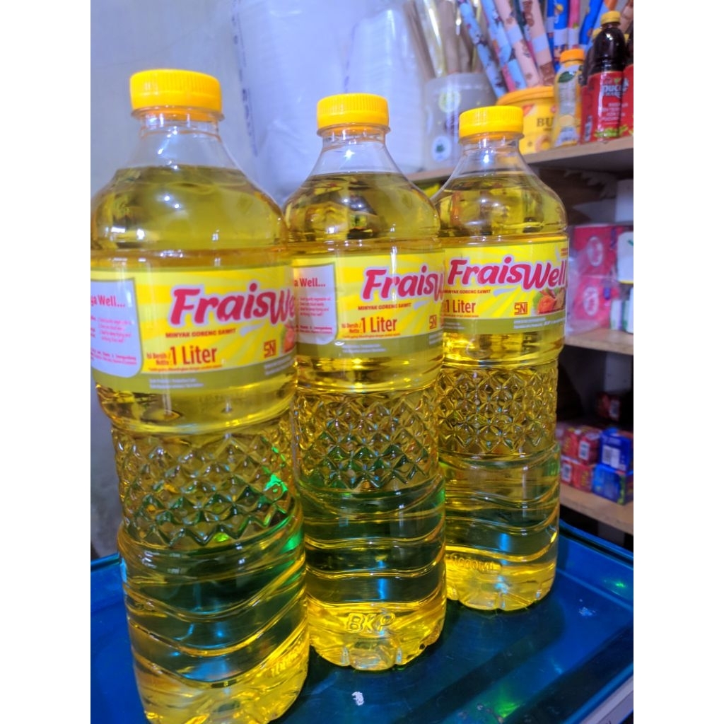 minyak goreng fraiswell 1L ,minyak goreng botol fraiswell