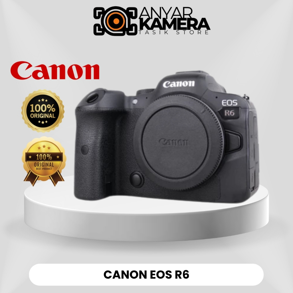 Canon EOS R6 (tanpa lensa) – Kamera Mirrorless Canon EOS R6 / Mirrorless Canon R6