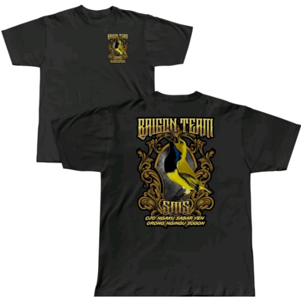 Kaos Distro OJO NGAKU SABAR YEN ORONG NGINGU SOGON T-shirt Unisex