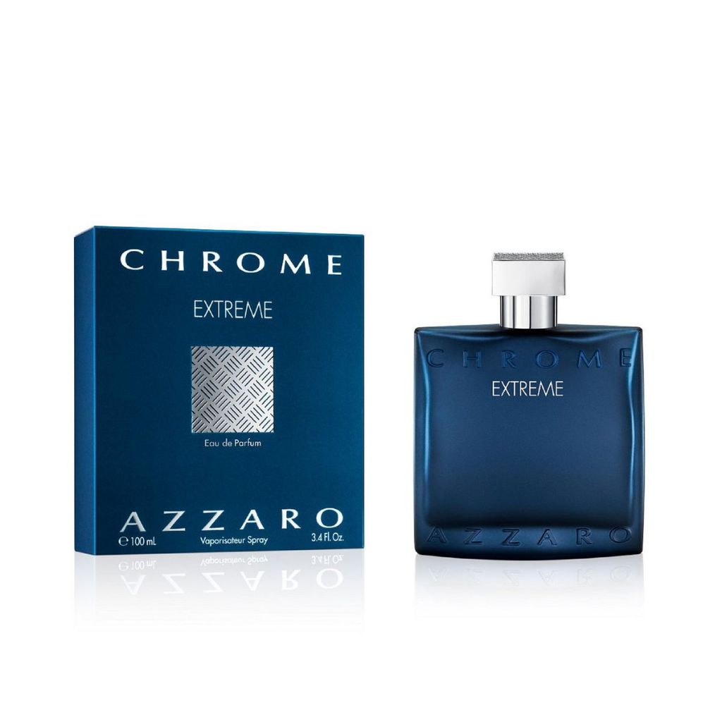 AZZARO CHROME EXTREME EDP 100ML (ORIGINAL & BOX)