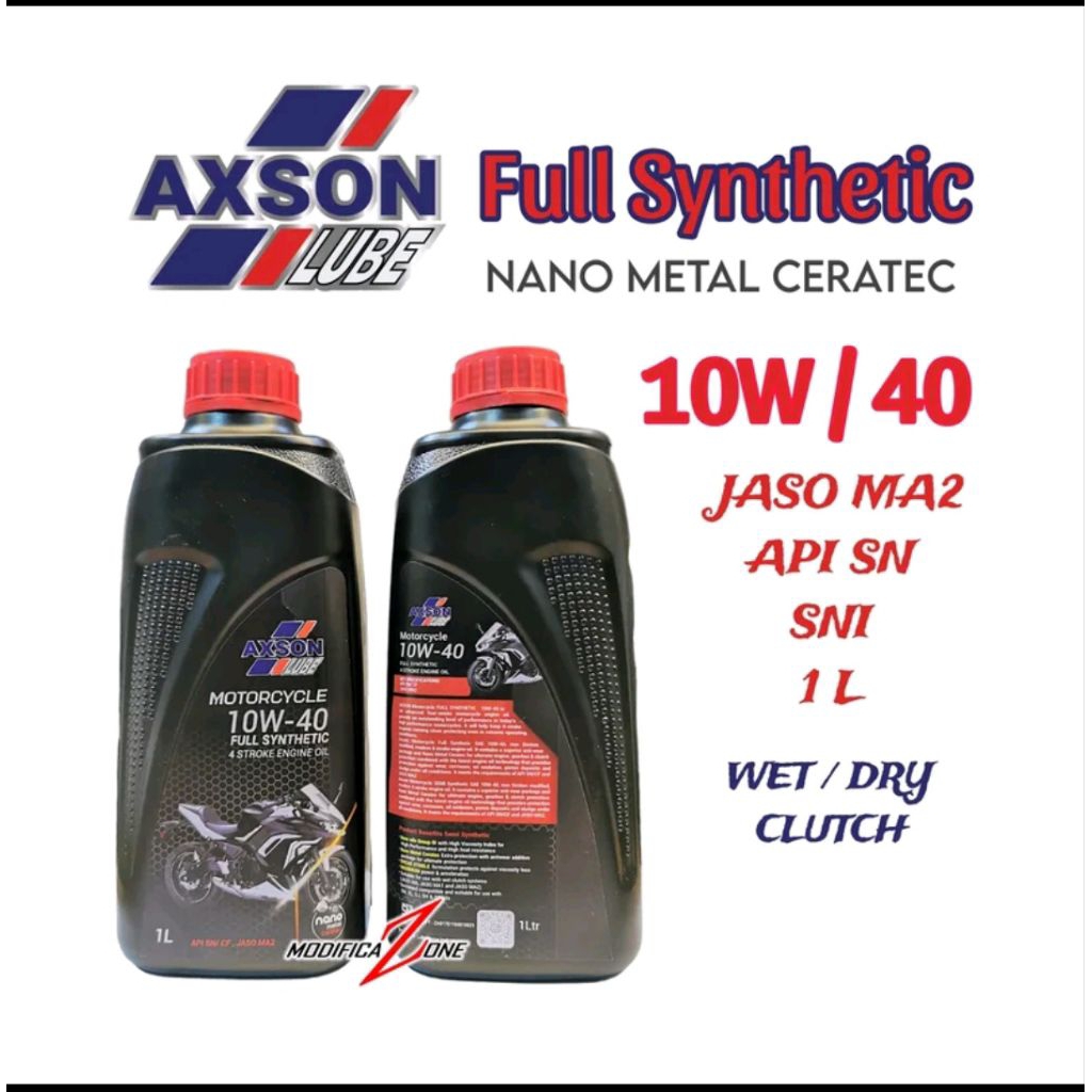 Oli Axson Full Syintetic & Ester untuk motor gede