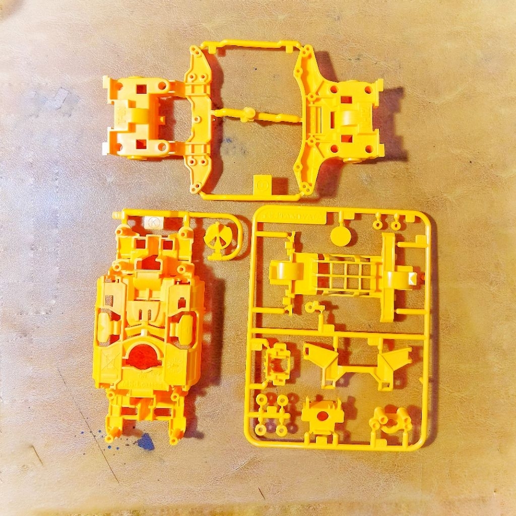 MS CHASSIS SET BLUE / ORANGE ORIGINAL
