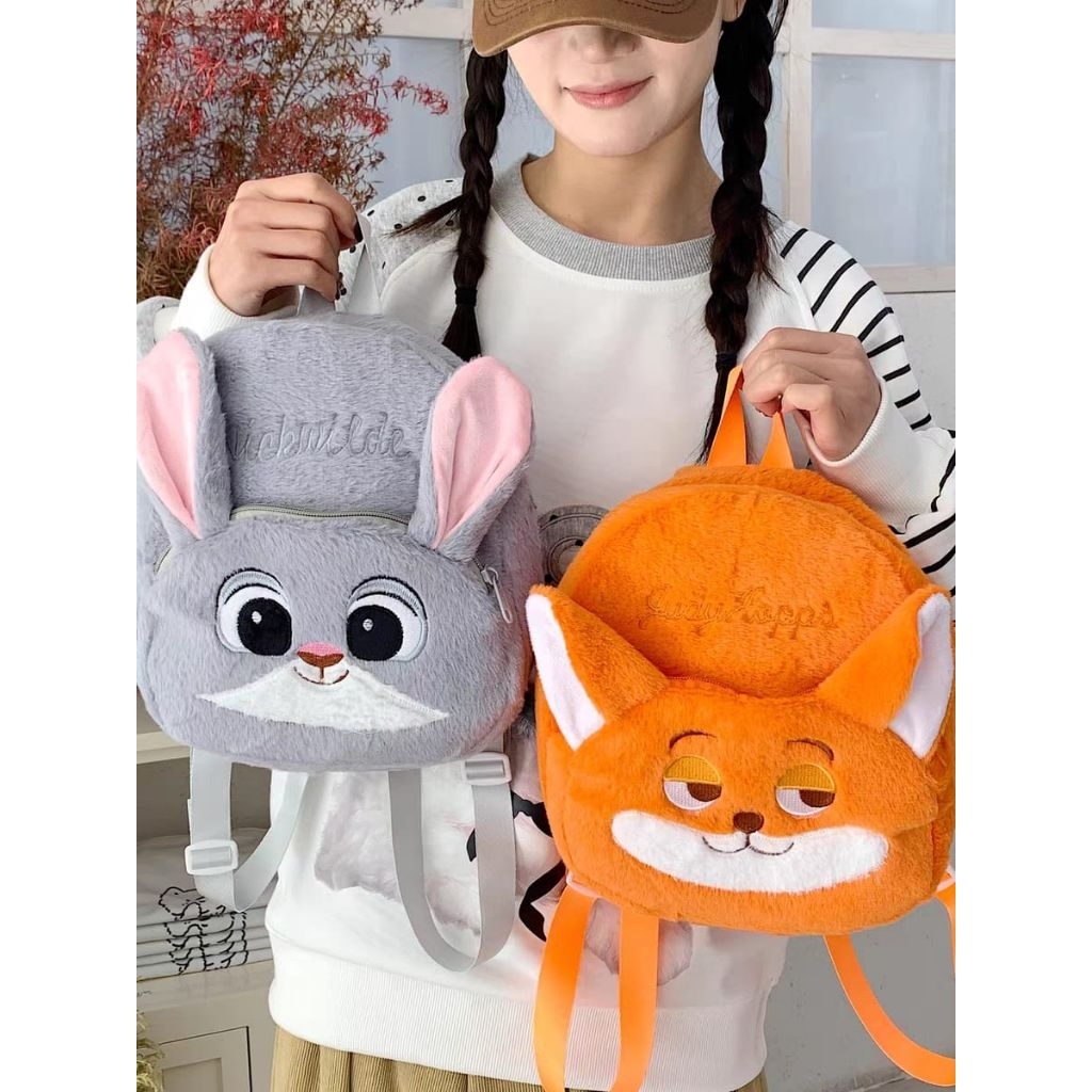 Tas Ransel Mini Zootopia Nick dan Judy Tas Anak TK Tas Gendong Backpack Zootopia