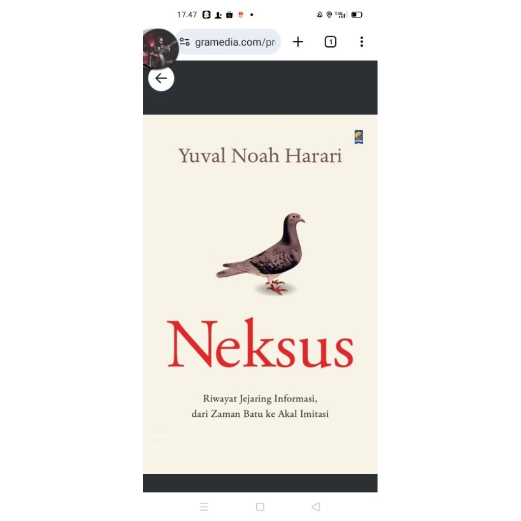 Buku Nexus Yuval Noah Harari
