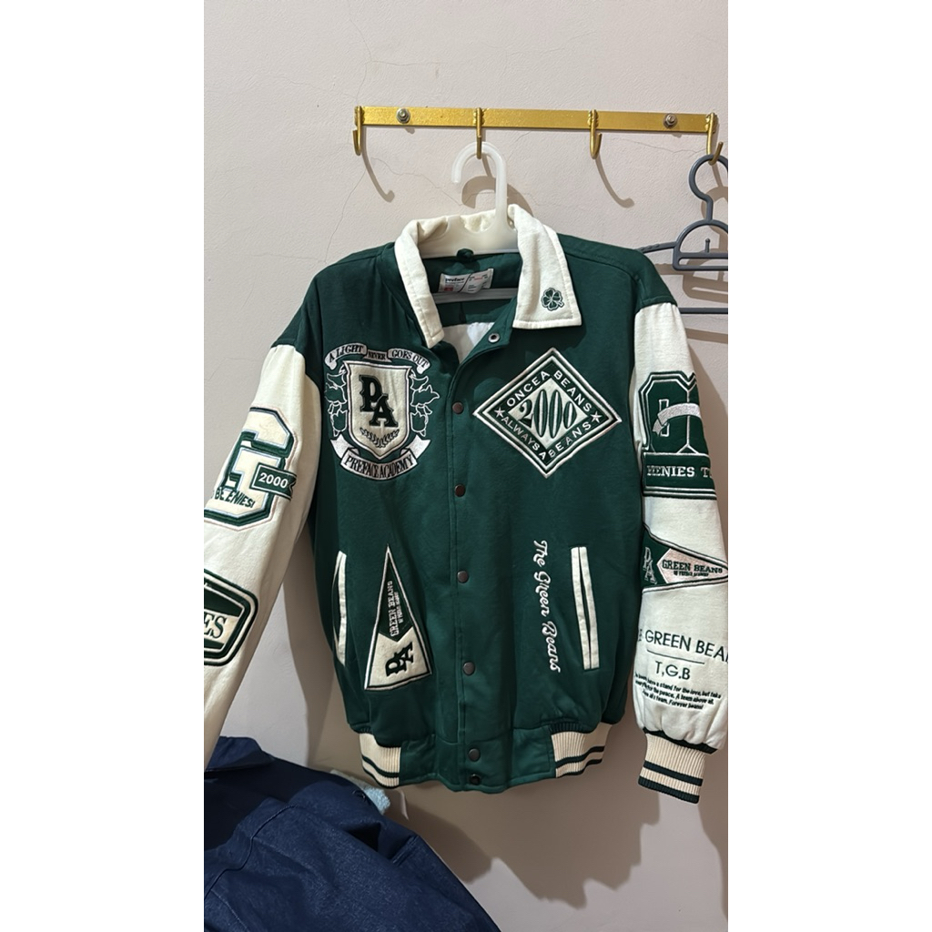 JACKET VARSITY PREFACE GREEN BEANS