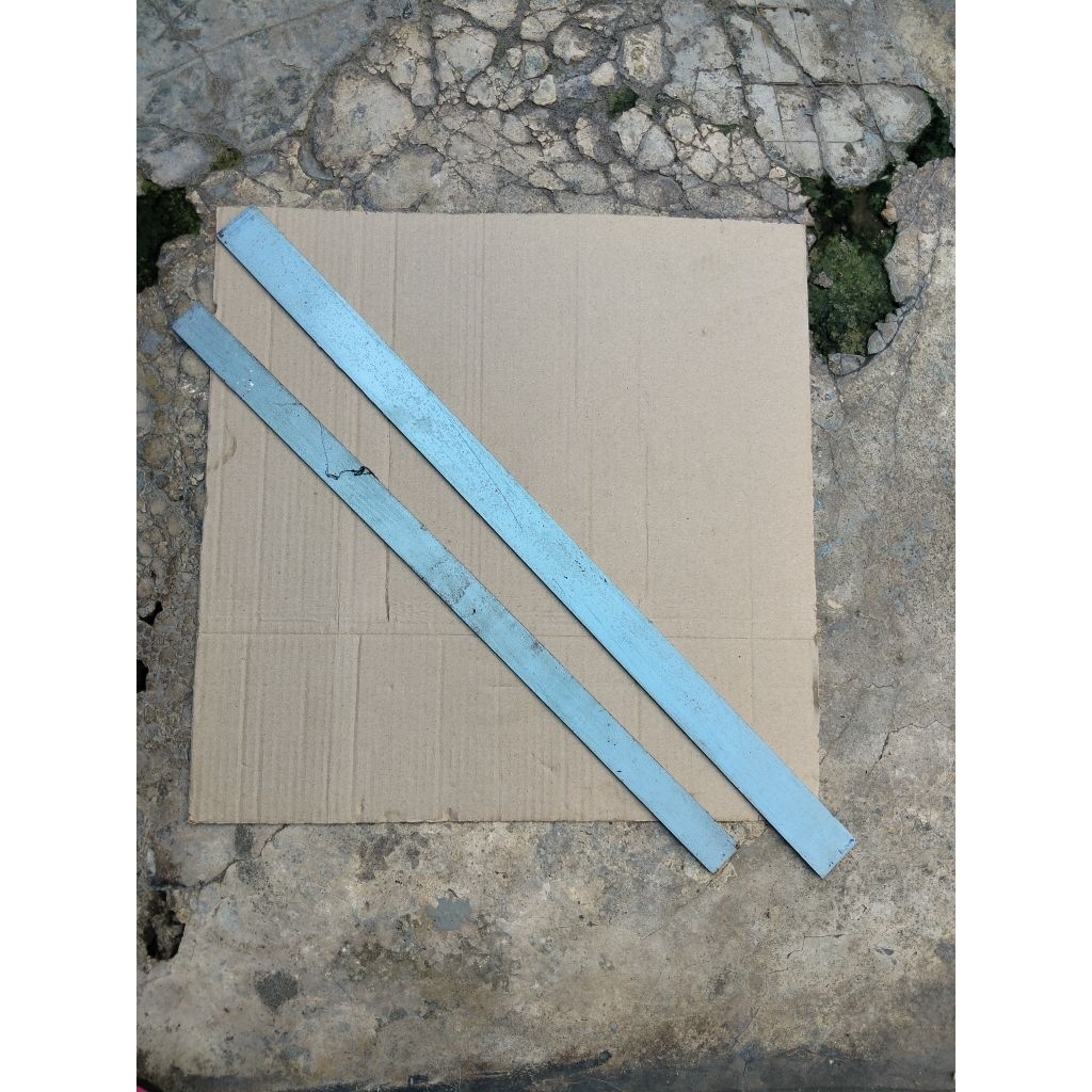 Baja DC53 EQ A88 SUDAH SEPUH +60 HRC ukuran Cek Variasi Tebal 4 MM Bahan Pisau Seset, Bahan Pisau Da