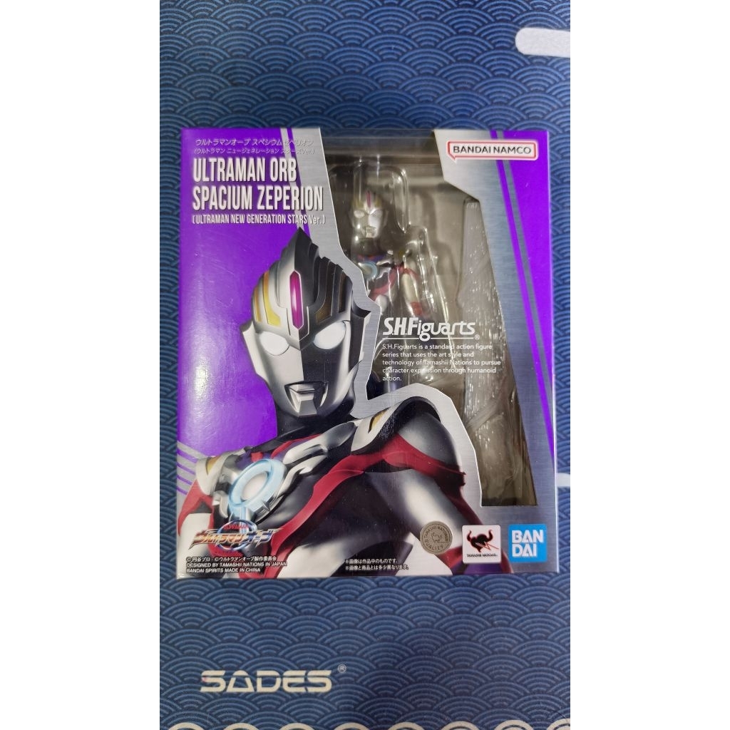 SHF ULTRAMAN ORB SPACIUM ZEPPERION NEW GEN STAR BIB LIKE NEW