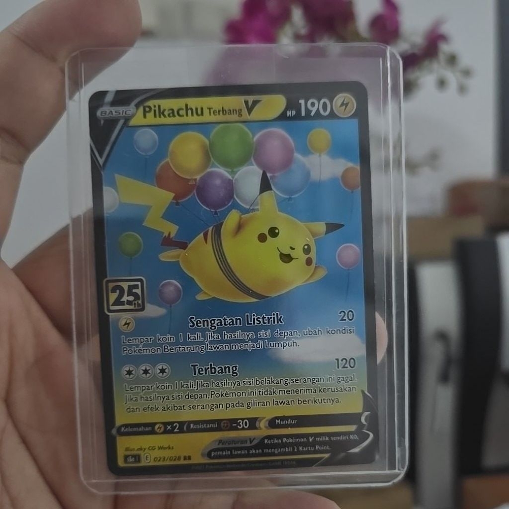 kartu pikachu terbang indonesia