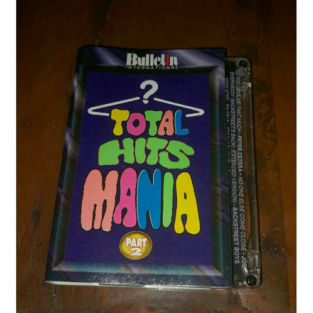 Kaset pita Total hits mania part 2